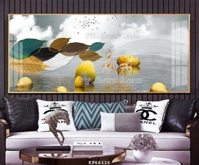 File gốc File tranh hiện đại pha lê gương KF66116 (vector) cho in ấn