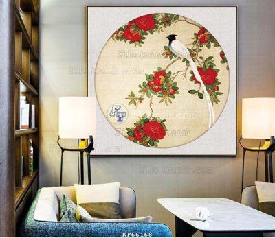 File ảnh gốc File tranh hiện đại pha lê gương KF66168 không vỡ nét