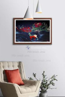 File tranh File tranh hiện đại pha lê gương KF66191 (gốc) chủ đề trừu tượng