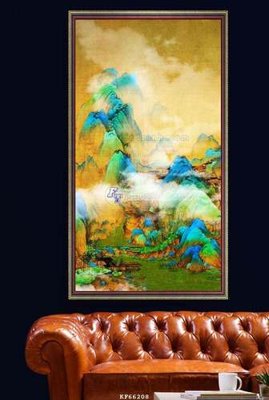 File in mica File tranh hiện đại pha lê gương KF66208 (bản gốc) sắc sảo