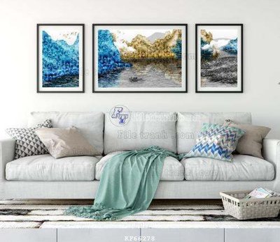 File gốc File tranh hiện đại pha lê gương KF66278 (in lụa) cao cấp