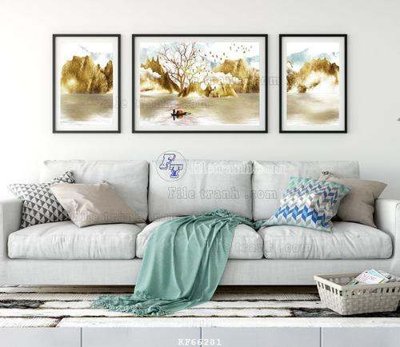 File gốc File tranh hiện đại pha lê gương KF66281 (ảnh chi tiết) để in trần