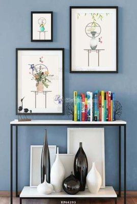 File ảnh File tranh hiện đại pha lê gương KF66293 (gốc) in PP, decal