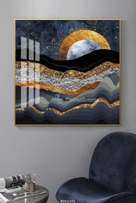 Ảnh gốc File tranh hiện đại pha lê gương KF66376 (siêu chi tiết) để in ấn