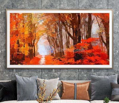 Ảnh gốc File tranh hiện đại pha lê gương KF66453 (độ nét cao) in mica