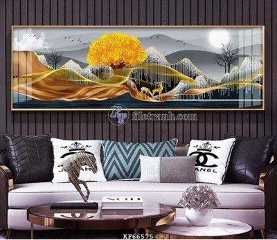 File gốc File tranh hiện đại pha lê gương KF66575 (in tráng gương) nghệ thuật