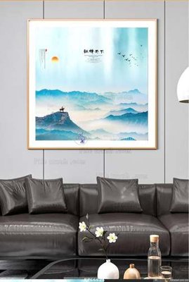 File gốc File tranh hiện đại pha lê gương KF66624 (PNG) chất lượng cao