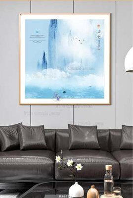 File gốc File tranh hiện đại pha lê gương KF66640 (cho in ấn) độc quyền