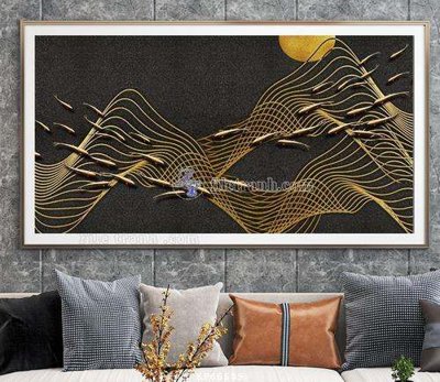 Chi tiết file gốc File tranh hiện đại pha lê gương KF66689 (cho in tráng gương)