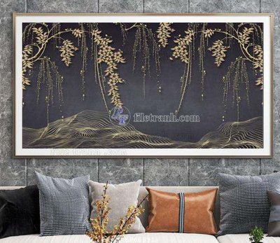 Tải file File tranh hiện đại pha lê gương KF66691 (gốc) làm tranh trang trí