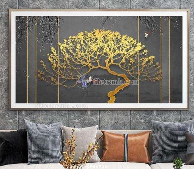 Chi tiết file gốc File tranh hiện đại pha lê gương KF66728 (cho in tráng gương)