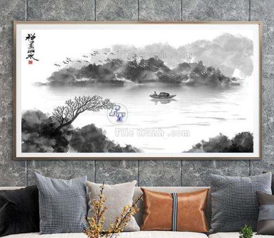 File tranh File tranh hiện đại pha lê gương KF66864 (gốc) chủ đề trẻ em