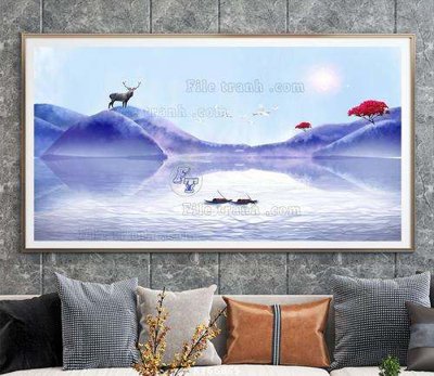 Tải file gốc File tranh hiện đại pha lê gương KF66865 (in không vỡ ảnh)