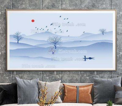 Tải file gốc File tranh hiện đại pha lê gương KF66871 (để in lụa)