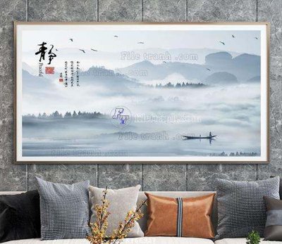 File tranh quảng cáo File tranh hiện đại pha lê gương KF66927 (download file gốc)