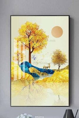 Tải file File tranh hiện đại pha lê gương KF66934 (ảnh gốc) file AI/EPS