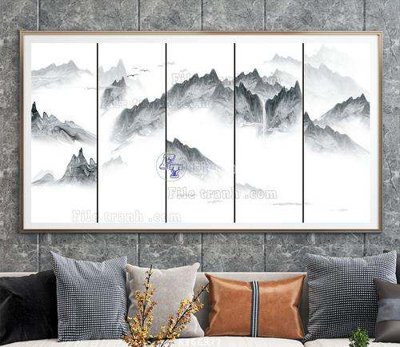 Tải file File tranh hiện đại pha lê gương KF66977 (gốc) in ấn ngay lập tức