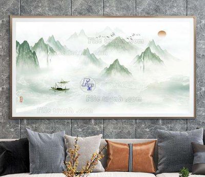 File gốc File tranh hiện đại pha lê gương KF67013 (ảnh rõ nét) để in