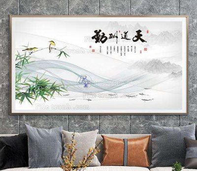 File in trần File tranh hiện đại pha lê gương KF67018 (file gốc) hoa văn 3D