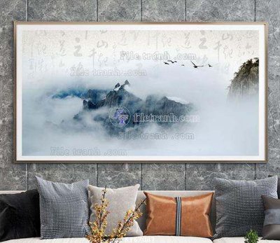 Download file gốc File tranh hiện đại pha lê gương KF67087 (in lụa) tranh 3D