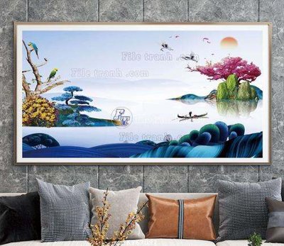 Tải file File tranh hiện đại pha lê gương KF67097 (ảnh gốc) 300dpi File tranh hiện đại pha lê gương KF67097