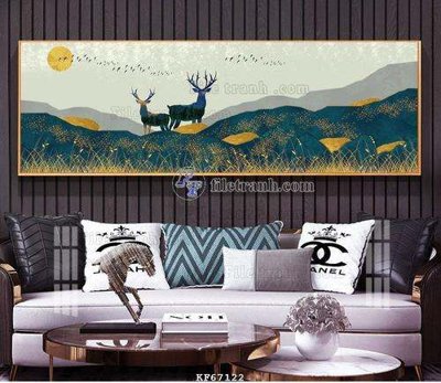 File tranh gốc File tranh hiện đại pha lê gương KF67122 (bản đẹp) độc quyền