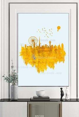 File in mica File tranh hiện đại pha lê gương KF67158 (bản gốc) sắc sảo