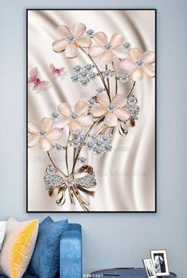 Tải file File tranh hiện đại pha lê gương KF67267 (gốc) làm file in ấn