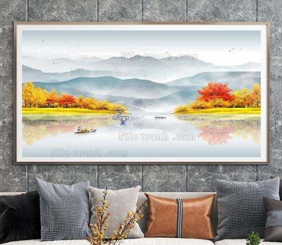 Tải file File tranh hiện đại pha lê gương KF67353 (ảnh gốc) in tranh kính