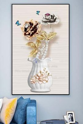 File tranh File tranh hiện đại pha lê gương KF67386 (bản gốc) treo phòng ăn