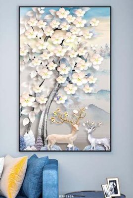 File ảnh File tranh hiện đại pha lê gương KF67454 (gốc) in poster