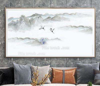 File ảnh gốc File tranh hiện đại pha lê gương KF67466 (chuyên in mica)