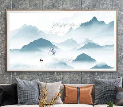 File gốc in ấn File tranh hiện đại pha lê gương KF67478 chất lượng vượt trội