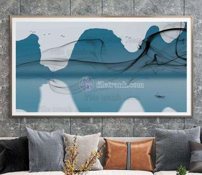 File gốc File tranh hiện đại pha lê gương KF67490 (in ấn) không giới hạn