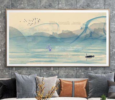 File tranh in mica File tranh hiện đại pha lê gương KF67493 (độ phân giải cao)