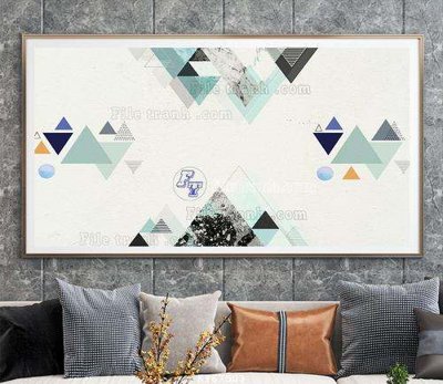 Download file File tranh hiện đại pha lê gương KF67503 (gốc) in mica bàn thờ