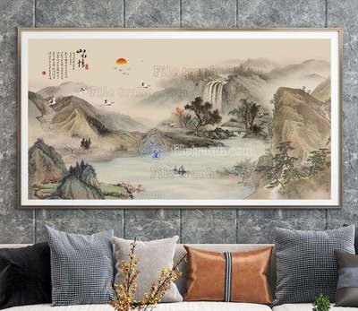 Tải file File tranh hiện đại pha lê gương KF67525 (gốc) làm file tranh quảng cáo