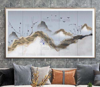 Mua file gốc File tranh hiện đại pha lê gương KF67537 (chất lượng) tại Filetranh.com