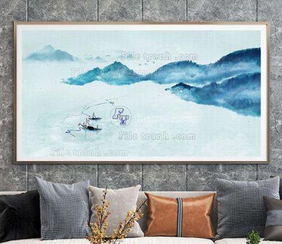 Ảnh gốc File tranh hiện đại pha lê gương KF67550 (độ nét cao) in mica