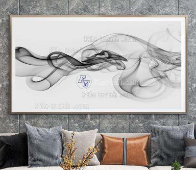 File in ấn File tranh hiện đại pha lê gương KF67561 chuyên nghiệp