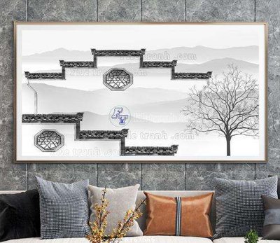 Download file gốc File tranh hiện đại pha lê gương KF67566 (in lụa) tranh 3D