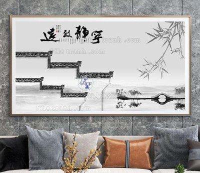 File tranh File tranh hiện đại pha lê gương KF67568 (bản gốc) in canvas