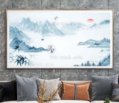 File tranh File tranh hiện đại pha lê gương KF67571 (ảnh gốc) chi tiết rõ ràng