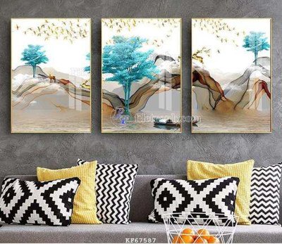 File gốc File tranh hiện đại pha lê gương KF67587 (PNG) không nền chất lượng