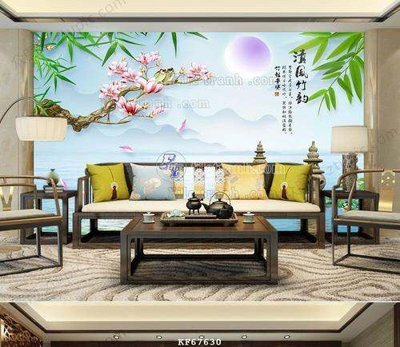 Tải file File tranh hiện đại pha lê gương KF67630 (gốc) chủ đề tâm linh