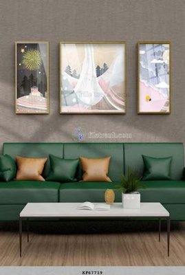 File ảnh File tranh hiện đại pha lê gương KF67719 (gốc) in quảng cáo ngoài trời
