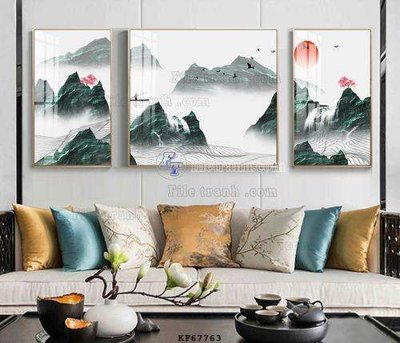 File ảnh File tranh hiện đại pha lê gương KF67763 (gốc) in quảng cáo ngoài trời