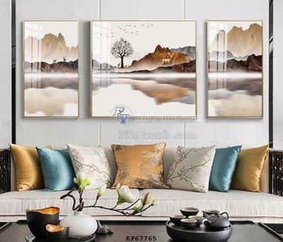 Tệp tin gốc File tranh hiện đại pha lê gương KF67765 (chất lượng cao) File tranh hiện đại pha lê gương KF67765