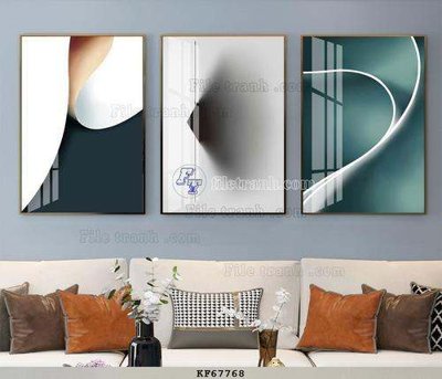 File ảnh File tranh hiện đại pha lê gương KF67768 (gốc) in biển hiệu