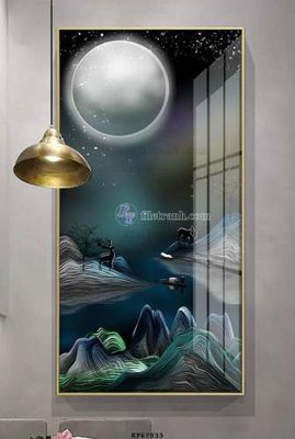 Download file gốc File tranh hiện đại pha lê gương KF67833 (in mica) 3D